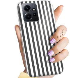 etui-do-xiaomi-redmi-note-12-wzory-paski-linie-fale-obudowa-pokrowiec-case