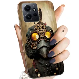 etui-do-xiaomi-redmi-note-12-wzory-steampunk-maszyny-laboratoria-obudowa