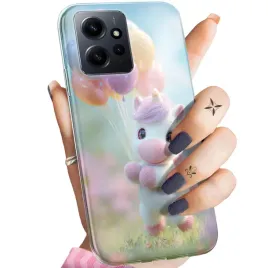etui-do-xiaomi-redmi-note-12-wzory-jednorozec-bajki-ksiezniczki-obudowa