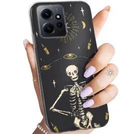 etui-do-xiaomi-redmi-note-12-wzory-czaszka-szkielety-memento-mori-gotyk