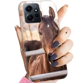 etui-do-xiaomi-redmi-note-12-wzory-konie-kuce-pegazy-obudowa-pokrowiec-case
