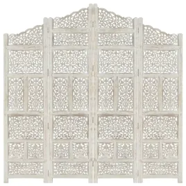 parawan-4-panelowy-rzezbiony-bialy-160x165-cm-drewno-mango