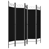 parawan-5-panelowy-czarny-200-x-180-cm