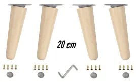 nogi-nozki-drewniane-bukowe-skosne-20cm-zestaw-u20
