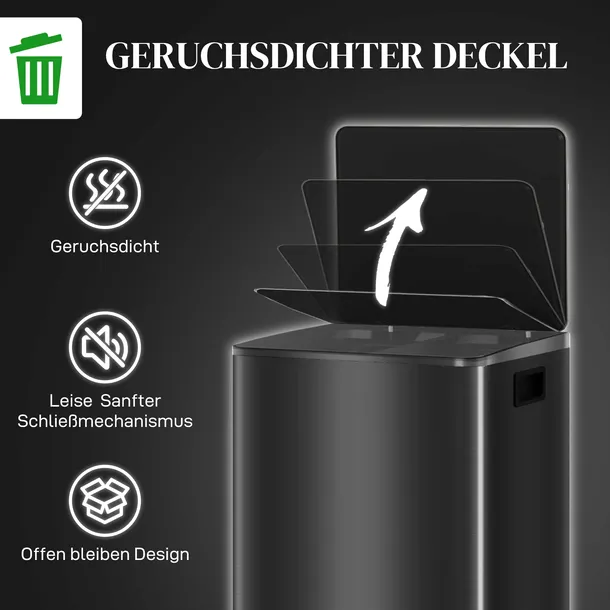 mulleimer-mit-2x30l-fachern-soft-close-deckel-fingerabdrucksicher-edel-cechy-dodatkowe-bezdotykowy