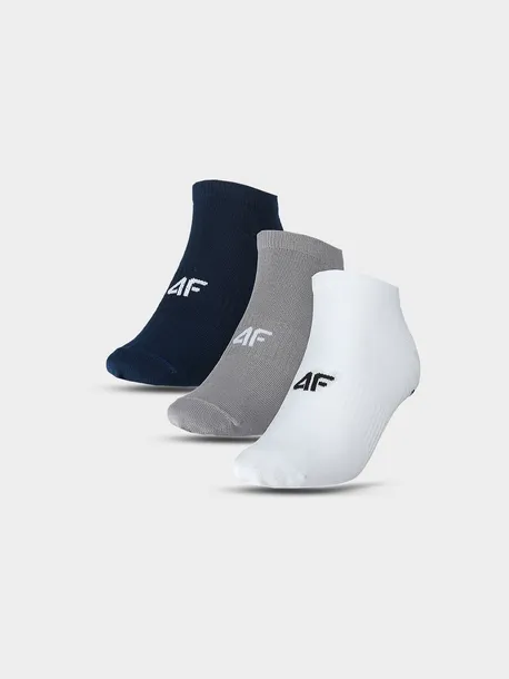Skarpety Męskie 4F 3-PAK Skarpetki Bawełniane Przed Kostkę M378-95S-39-42