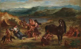 eugene-delacroix-ovid-among-the-scythians-plakat-915x61-cm