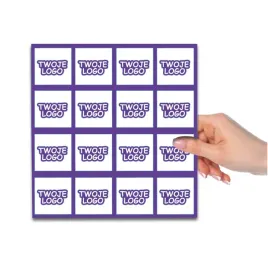 Zdjęcie produktu Naklejki z logo własnym nadrukiem WODOODPORNE