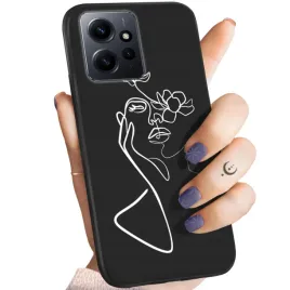 etui-matowe-do-xiaomi-redmi-note-12-wzory-line-art-kreska-linia-obudowa