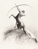 odilon-redon-centaur-aiming-at-the-clouds-1895-plakat-70x100-cm