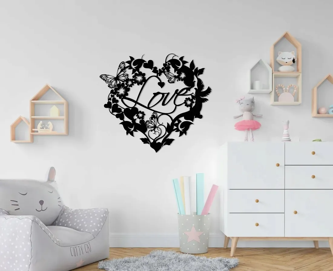 obraz-azurowy-dekoracja-scienna-panel-serce-love