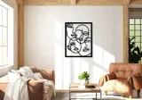 obraz-azurowy-dekoracja-scienna-panel-twarze-3d-stan-opakowania-oryginalne