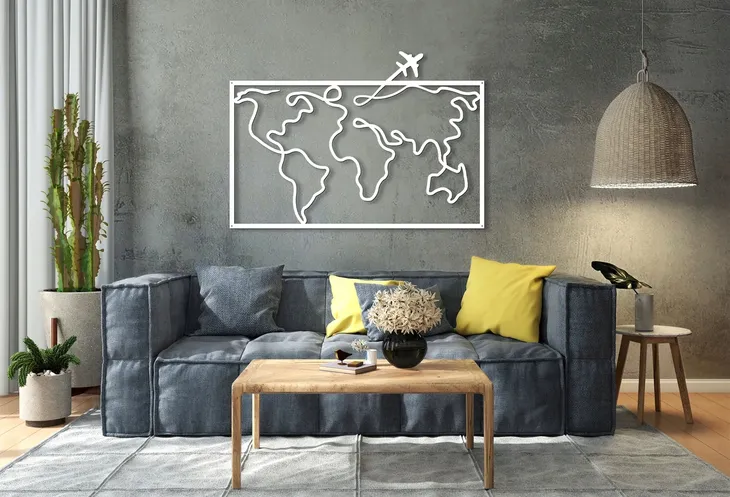 obraz-azurowy-dekoracja-scienna-panel-mapa-3d-kolor-ramy-czern