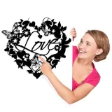 obraz-azurowy-dekoracja-scienna-panel-serce-love