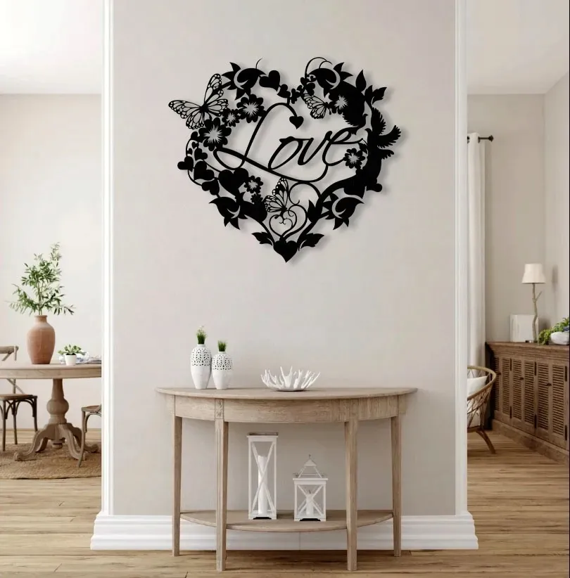 obraz-azurowy-dekoracja-scienna-panel-serce-love