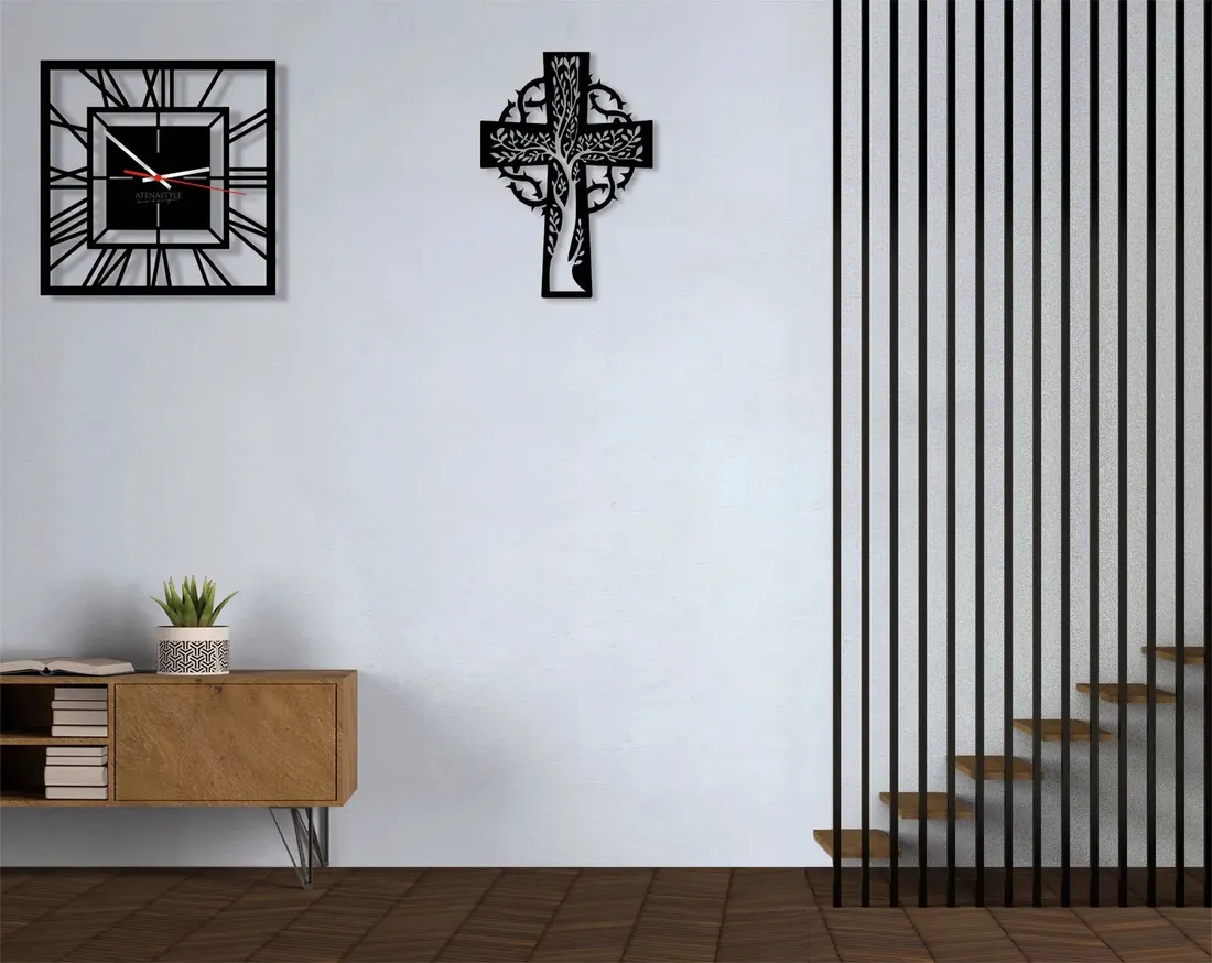 obraz-azurowy-dekoracja-scienna-panel-krzyz-3d