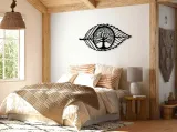 obraz-azurowy-dekoracja-scienna-panel-lisc-3d-stan-nowy