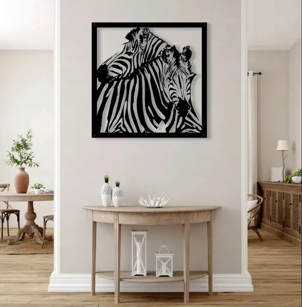 obraz-azurowy-dekoracja-scienna-panel-zebra-3d-szerokosc-produktu-64-cm