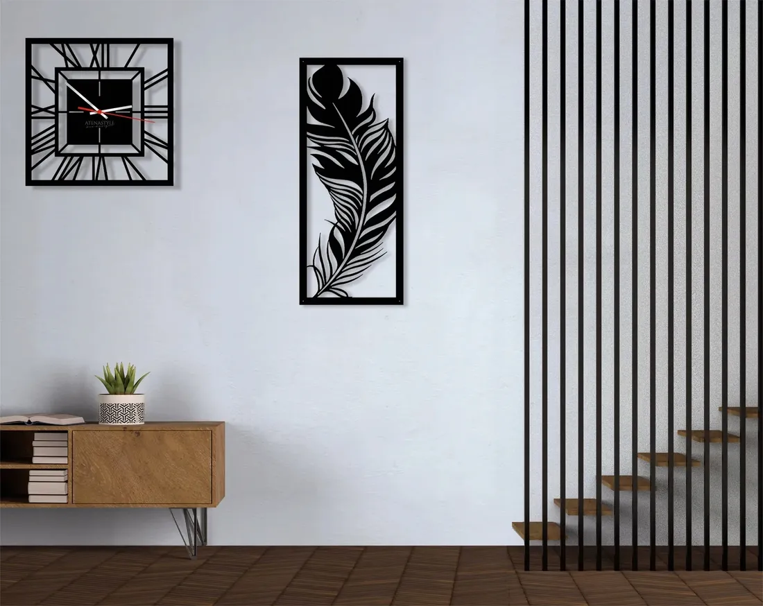 obraz-azurowy-dekoracja-scienna-panel-pioro-3d
