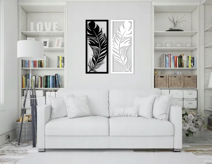 obraz-azurowy-dekoracja-scienna-panel-pioro-3d-material-ramy-drewno