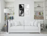 obraz-azurowy-dekoracja-scienna-panel-pioro-3d-material-ramy-drewno