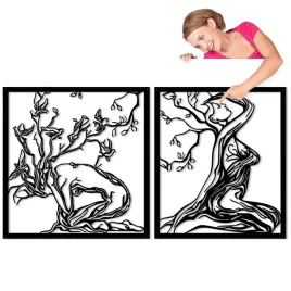 obraz-azurowy-panel-dekoracja-kobieta-drzewo-3d-xl