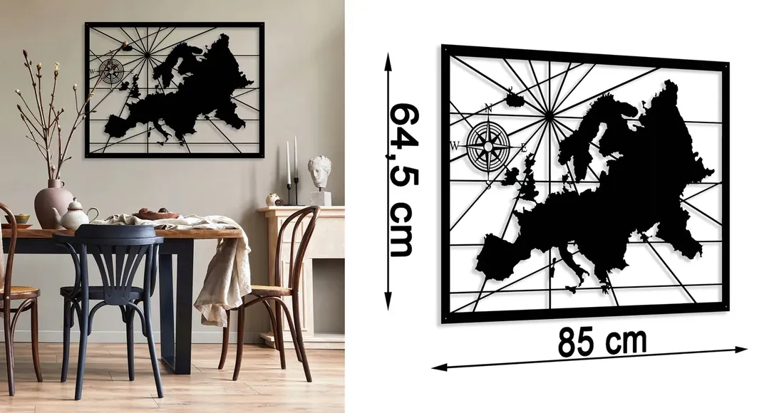 obraz-panel-dekoracja-scienna-mapa-europy-3d