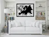 obraz-panel-dekoracja-scienna-mapa-europy-3d-material-ramy-drewno