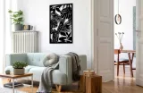 obraz-azurowy-dekoracja-scienna-panel-liscie-3d-material-wykonania-inny