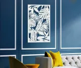 obraz-azurowy-dekoracja-scienna-panel-liscie-3d-wysokosc-produktu-68-cm