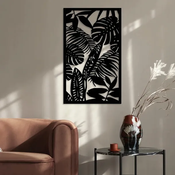 obraz-azurowy-dekoracja-scienna-panel-liscie-3d-szerokosc-produktu-41-cm
