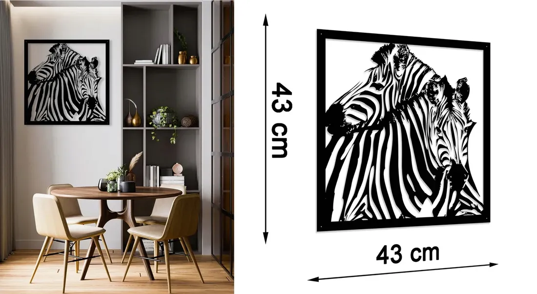 obraz-azurowy-dekoracja-scienna-panel-zebra-3d