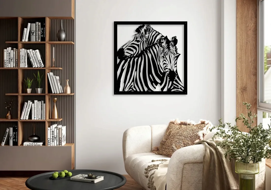 obraz-azurowy-dekoracja-scienna-panel-zebra-3d