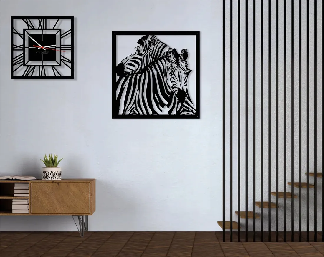 obraz-azurowy-dekoracja-scienna-panel-zebra-3d