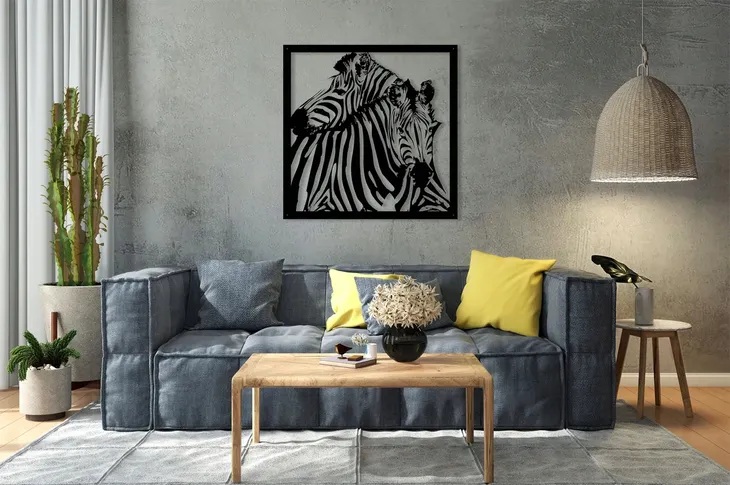 obraz-azurowy-dekoracja-scienna-panel-zebra-3d-stan-opakowania-oryginalne