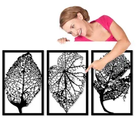 obraz-azurowy-dekoracja-scienna-panele-liscie-3d