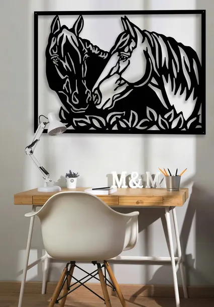obraz-azurowy-dekoracja-scienna-panel-konie-3d-szerokosc-produktu-86-cm