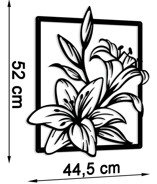 obraz-azurowy-dekoracja-scienna-panel-kwiaty-3d-wysokosc-produktu-52-cm