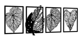 obraz-azurowy-dekoracja-scienna-panele-liscie-3d