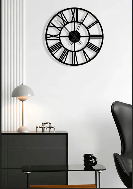 zegar-scienny-retro-loft-rzymski-3d-duzy-linia-retro