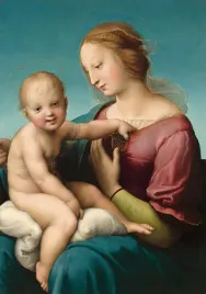 raphael-raffaello-the-niccolinicowper-madonna-1508-plakat-61x915-cm