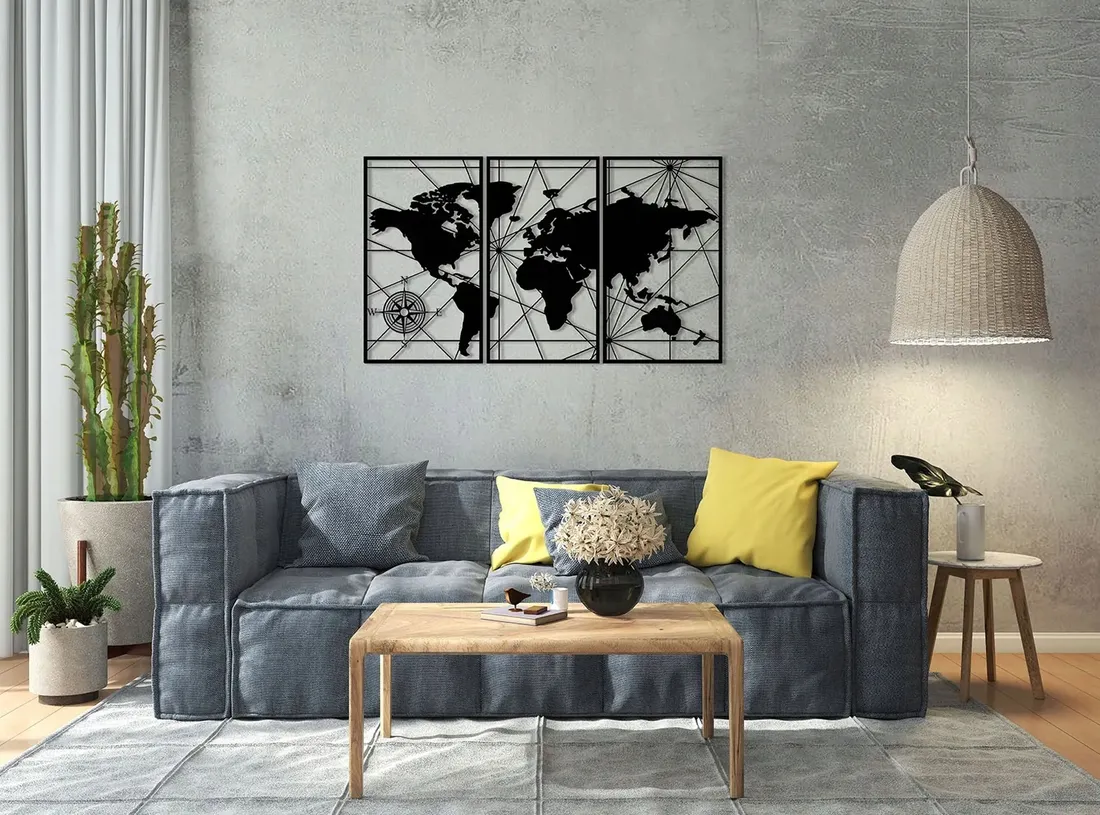 obraz-azurowy-dekoracja-scienna-panel-mapa-swiata