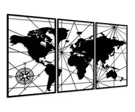 obraz-azurowy-dekoracja-scienna-panel-mapa-swiata