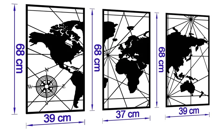 obraz-azurowy-dekoracja-scienna-panel-mapa-swiata-stan-nowy-szerokosc-produktu-118-cm