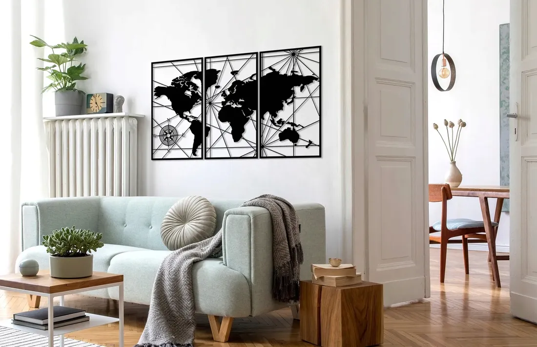 obraz-azurowy-dekoracja-scienna-panel-mapa-swiata