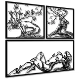 obraz-panel-dekoracja-scienna-kobieta-drzewo-3d
