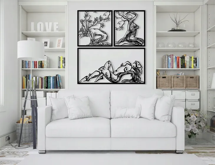 obraz-panel-dekoracja-scienna-kobieta-drzewo-3d-wysokosc-produktu-85-cm
