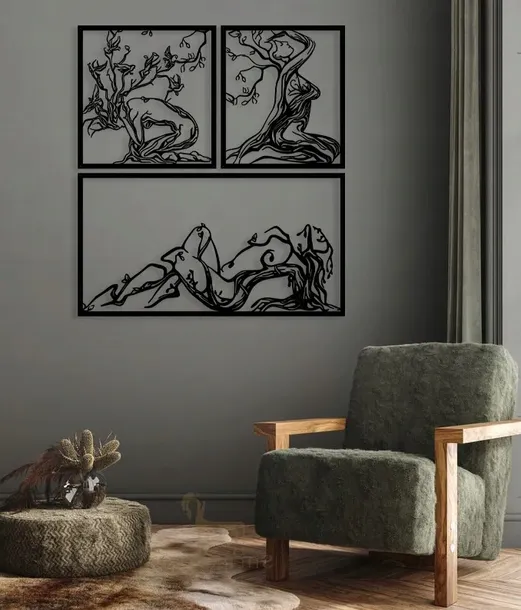 obraz-panel-dekoracja-scienna-kobieta-drzewo-3d-marka-inna