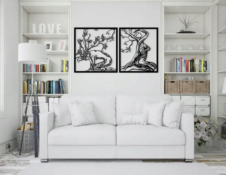 obraz-panel-dekoracja-scienna-kobieta-drzewo-xl-wysokosc-produktu-70-cm