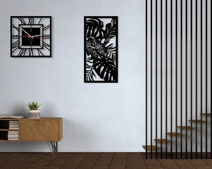 obraz-azurowy-dekoracja-scienna-panel-liscie-3d-marka-inna